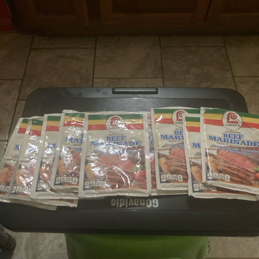 Beef Marinade Packets - Red and White